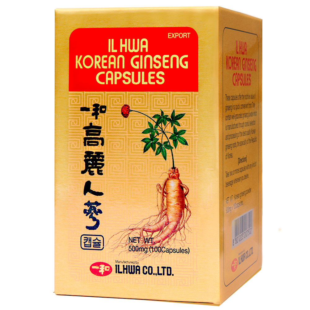 GINSENG COREANO IL HWA 100 CÁPSULAS TARRO