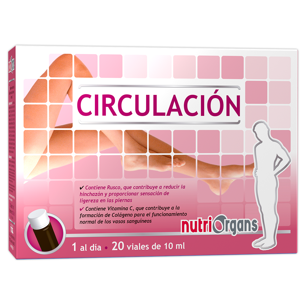 NUTRIORGANS CIRCULACION 20 VIALES