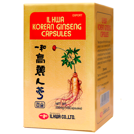 GINSENG COREANO IL HWA 100 CÁPSULAS TARRO