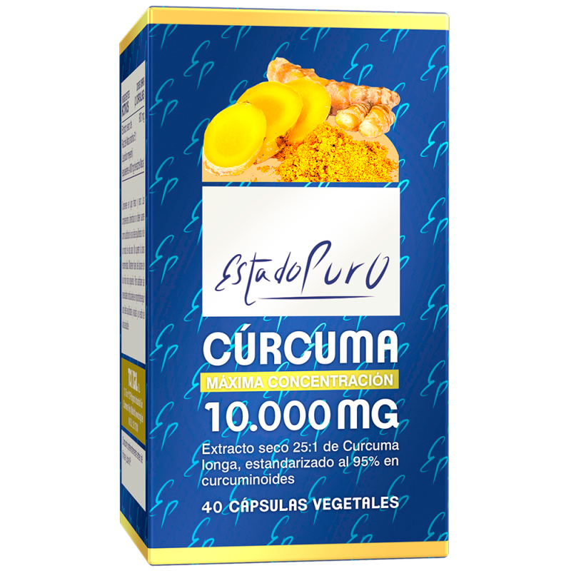 ESTADO PURO CURCUMA 10.000 MG 40 CÁPSULAS