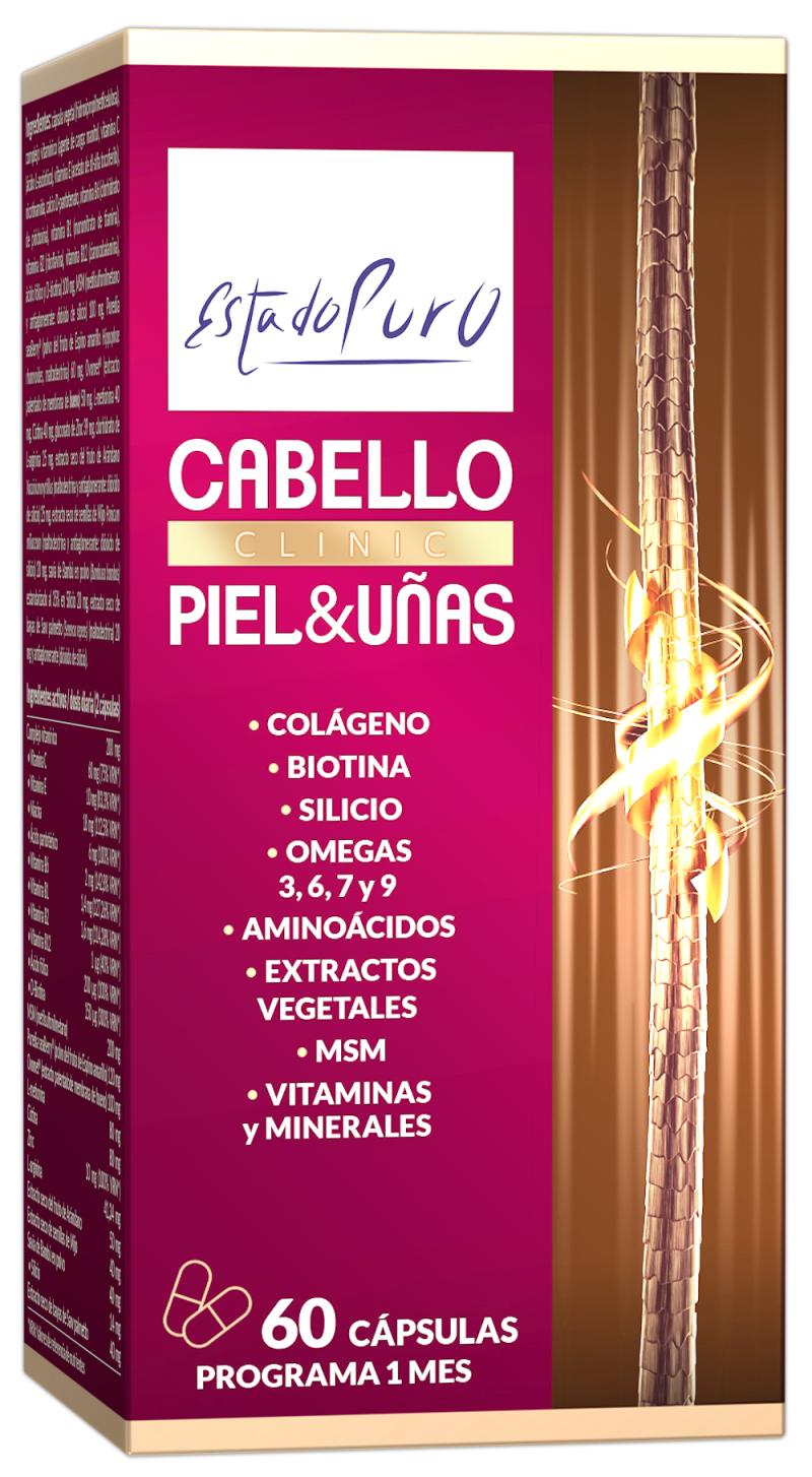 ESTADO PURO CABELLO PIEL Y UÑAS CLINIC CÁPSULAS